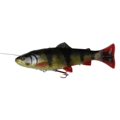 Leurres - SAVAGE GEAR Leurre Souple Shad 4D Line Thru Pulse Tail Trout 20cm, 102g