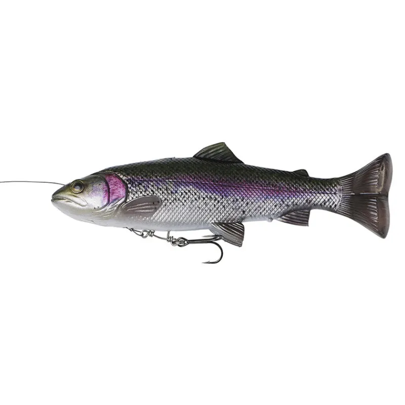 Leurres - SAVAGE GEAR Leurre Souple Shad 4D Line Thru Pulse Tail Trout 16cm, 51g