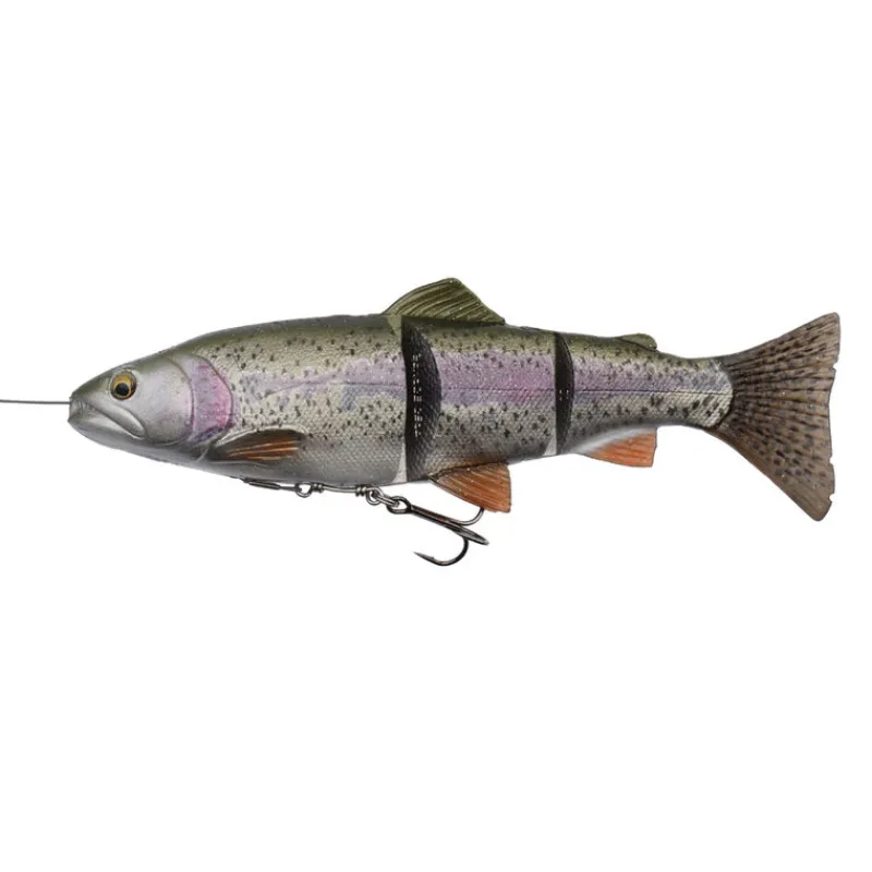 Leurres - SAVAGE GEAR Leurre souple swimbait carnassier 4d line thru trout slow sink 25cm 180g