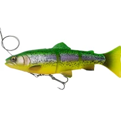 Leurres - SAVAGE GEAR Leurre souple swimbait carnassier 4d line thru trout mod sink 20cm 98g