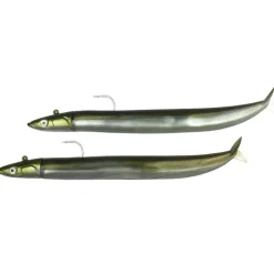 Pêche Aux Leurres|Leurres - FIIISH Leurres souples double combo crazy sand eel 120 off shore 12cm 15g