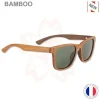 Lunettes|Lunettes Polarisantes - SAKURA Lunette Polarisante Bamboo Acetate Gris Titane