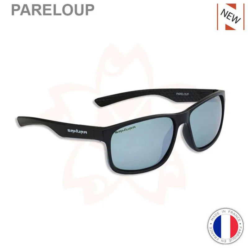 Lunettes - SAKURA Lunette Polarisante Pareloup Polycarbonnate Gris Titane