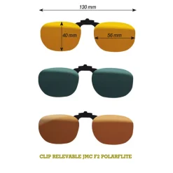 Lunettes|Lunettes - JMC Lunettes polarisantes clip relevable f2 / polarflite