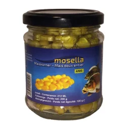Appâts / Amorces - MOSELLA Mais anis pot en verre 212 ML (sans liquide)