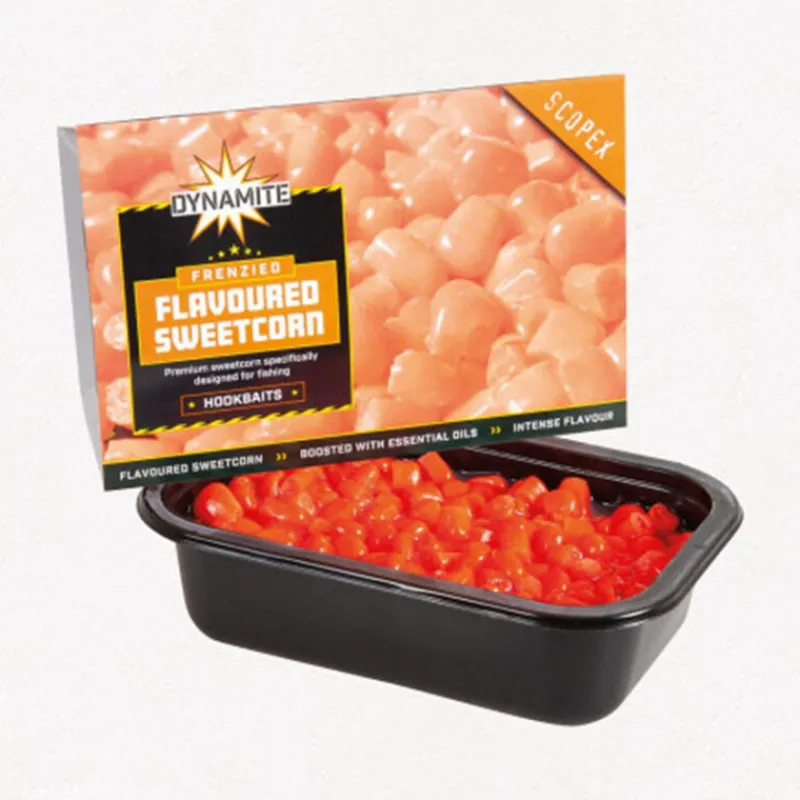 Appâts / Amorces - DYNAMITE BAITS Maïs Doux Frenzied Sweet Scopex Orange 200g