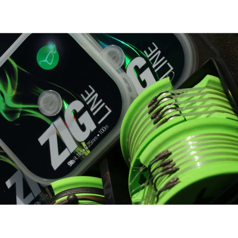 Acc.Montages/Hameçons - KORDA Monofilament bas de ligne zig line 100m