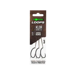Acc.Montages/Hameçons - KORDA Montage Loop Rig Klor Barbless