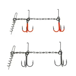 Hameçons Et Montages - VMC Monture Double Pike Chain Size XL (x1)