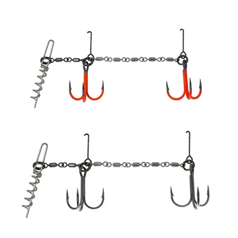 Hameçons Et Montages - VMC Monture Double Pike Chain Size XL (x1)
