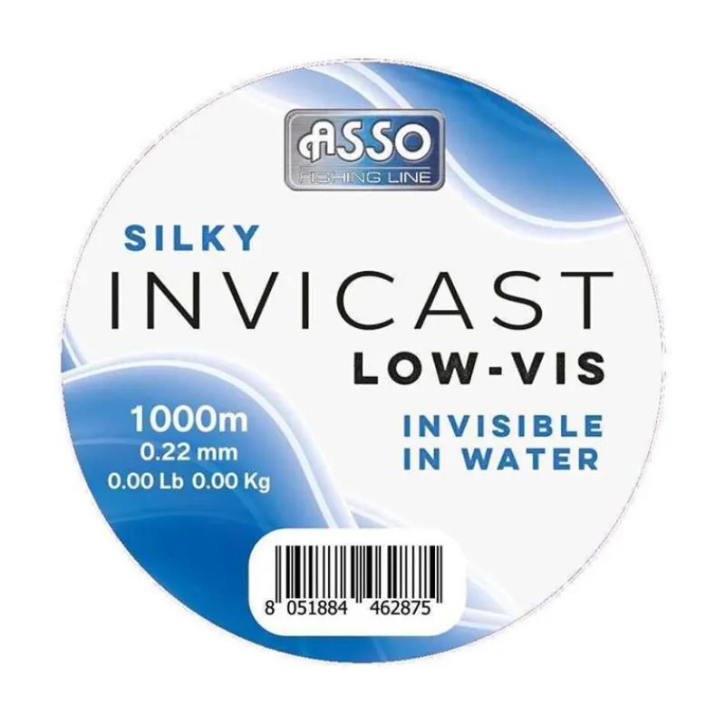 Tresses, Nylons, Fluorocarbones - ASSO Nylon Invicast - 1000m