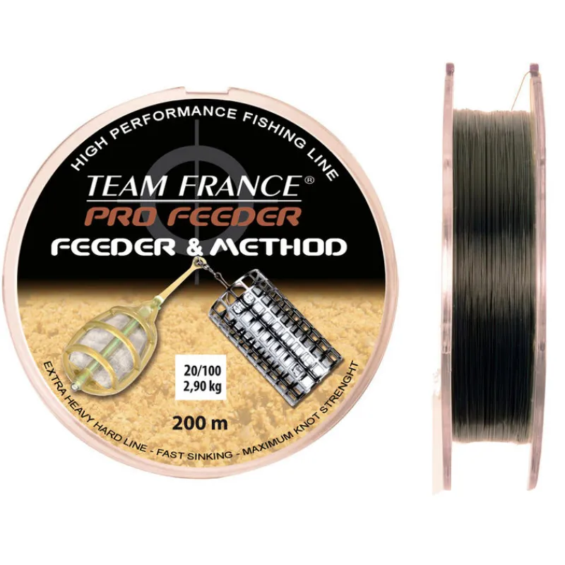 Fils De Pêche Feeder - TEAM FRANCE Nylon coup feeder method 200m
