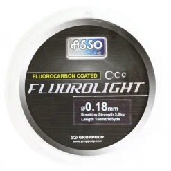 Tresses, Nylons, Fluorocarbones - ASSO Nylon gainé fluorolight 150m