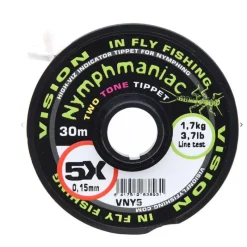 Filaments - VISION Nylon Indicateur Nymphmaniac Two Tone Tippet 30m