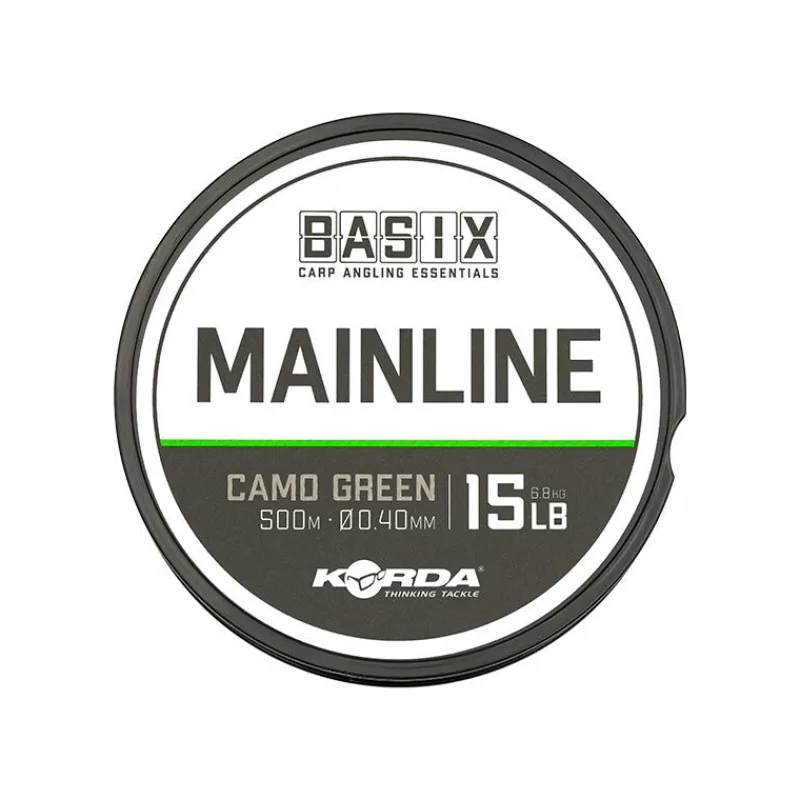 Découverte Pêche À La Carpe|Filaments - KORDA Nylon basix mainline 500m