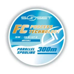 Tresses, Nylons, Fluorocarbones - SUNSET Nylon FC Process Clear 300 m