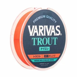Tresses, Nylons, Fluorocarbones - VARIVAS Nylon Trout orange 100m