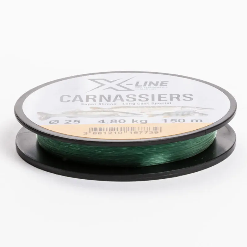 Découverte Pêche Du Carnassier|Tresses, Nylons, Fluorocarbones - X-LINE Nylon Carnassiers 150m