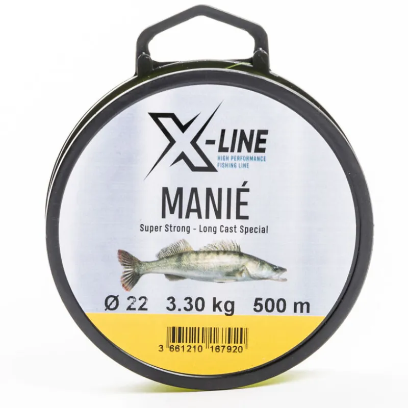 Découverte Pêche Du Carnassier|Tresses, Nylons, Fluorocarbones - X-LINE Nylon Manié 500m