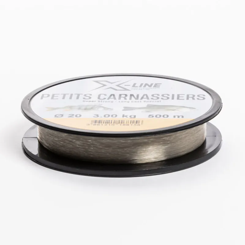 Découverte Pêche Du Carnassier|Tresses, Nylons, Fluorocarbones - X-LINE Nylon Petits Carnassiers 500m