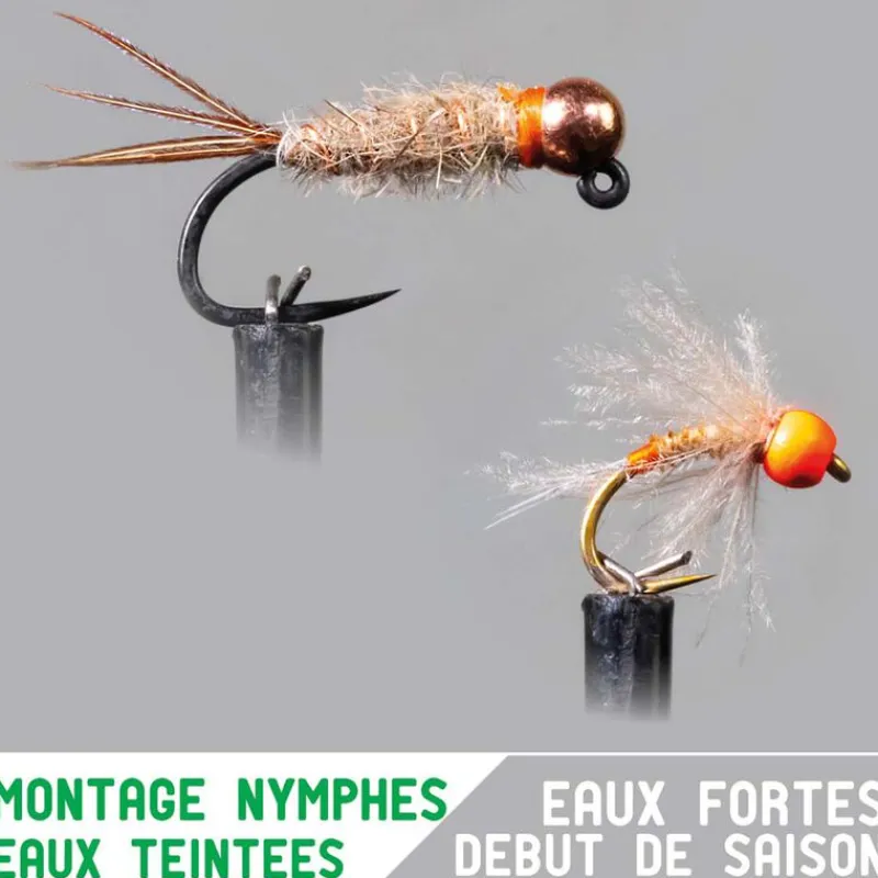 Leurres À Truite - GARBOLINO Nymphes X2 - début de saison / eaux fortes / eaux teintées