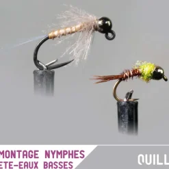 Leurres À Truite - GARBOLINO Nymphes X2 - début de saison / eaux fortes / quill