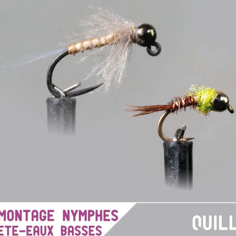 Leurres À Truite - GARBOLINO Nymphes X2 - début de saison / eaux fortes / quill