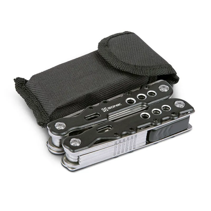 Outillages - SONIK Outil Multifonction Multi-Tool 14 Fonctions Inox