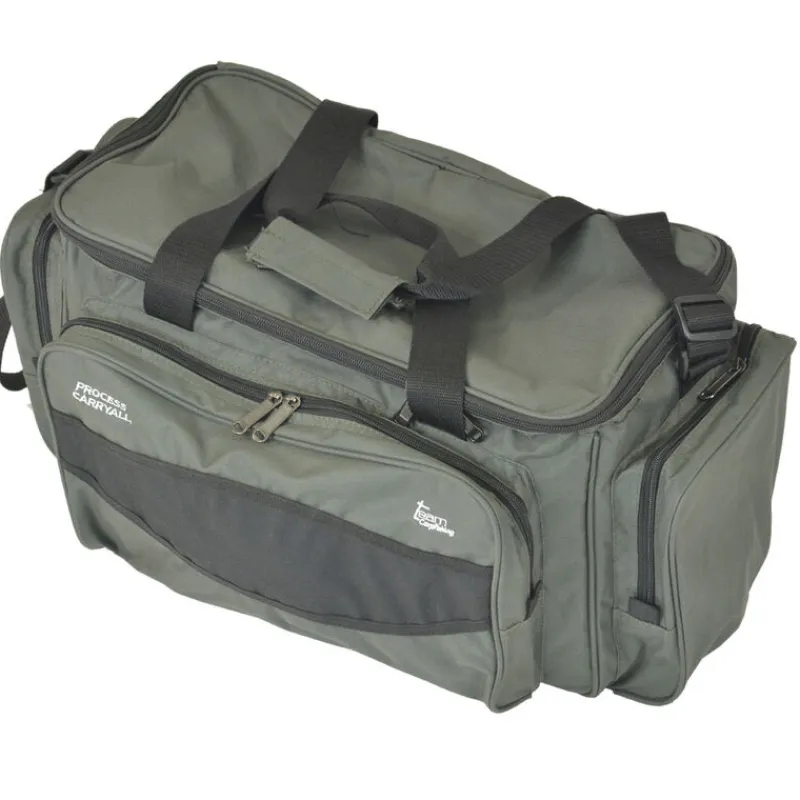 Bagagerie/Rangement|Packs - TEAM CARPFISHING Pack bagagerie carryall process + fourreau holdall 3 cannes
