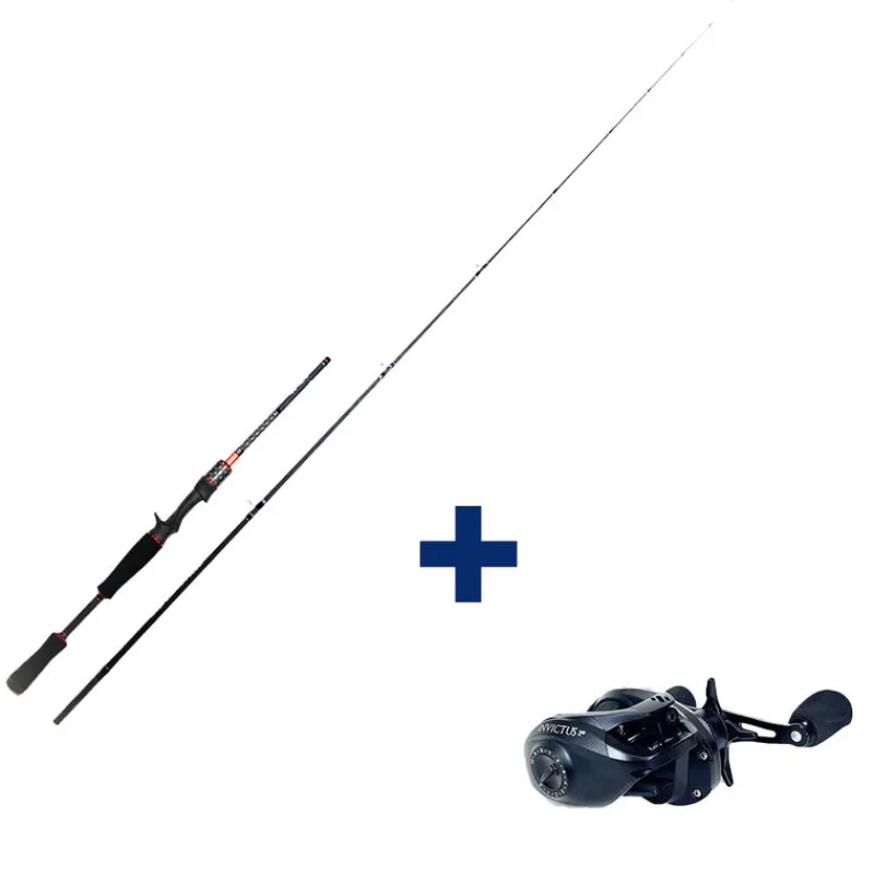 Packs Et Ensembles - EVOK Pack Canne Invictus V2 1.96m, 7-21g + Moulinet Casting Invictus 150HL