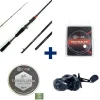 Packs Et Ensembles - EVOK Pack Canne Invictus V2 2.26m, 42-120g + Moulinet Invictus 150HL + Tresse + Fluorocarbone