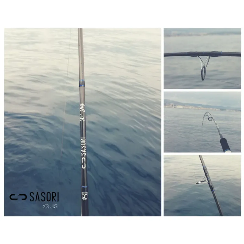 Packs Et Ensembles - SASORI Pack Canne Jig 1.90, 60-150g + Moulinet 5000