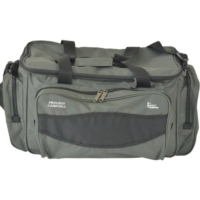 Packs - TEAM CARPFISHING Pack Carpe Complet 3 Combos + Detecteurs + Rod pod + Epuisette + Tapis + Peson + Sac de pesée + Carryall + Nylon
