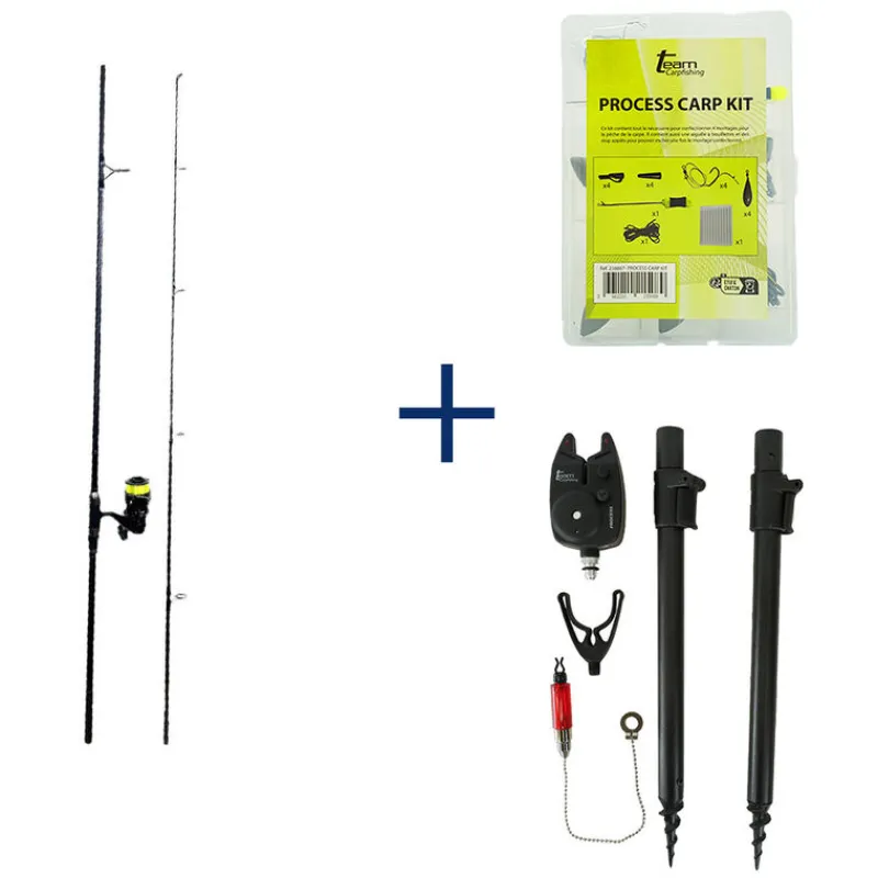 Packs - PACIFIC PECHE Pack Combo Process 10' + Alarme Kit + Kit Accessoires