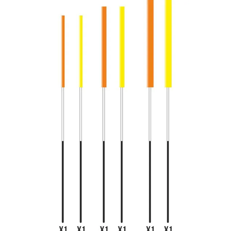 Flotteurs - GARBOLINO PACK DE 6 ANTENNES INSERT CARBONE 2/3/4MM