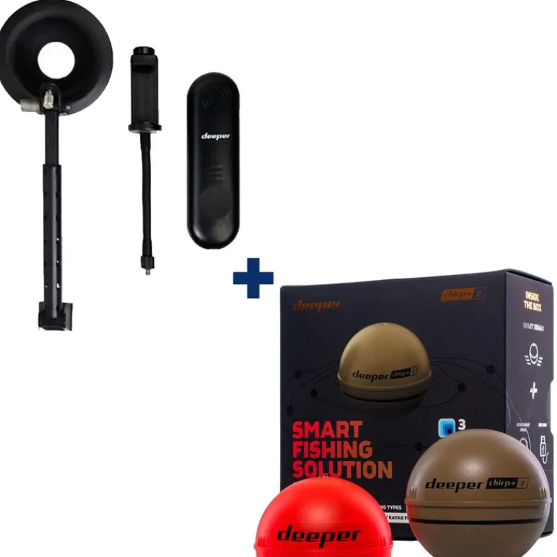 Packs - DEEPER Pack Chirp+ V2 + Amplificateur Wifi pour bateau amorceur