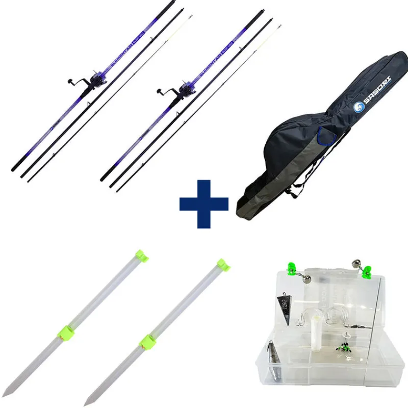 Packs Et Ensembles - SASORI + REDFISH Pack Elementair Surf 450 + Surf Box + Pique Surf Alu 1 M + Fourreau Surf