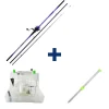 Packs Et Ensembles - PACIFIC PECHE Pack Elementair Surf 450 + Surf Box + Pique Surf Alu 1 M