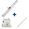 Packs Et Ensembles - PACIFIC PECHE Pack Elementair Surf 420 + Surf Box + Pique Surf Alu 1 M