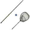 Packs & Ensembles - GARBOLINO Pack Canne Téléscopique 3m + Epuisette Pliante