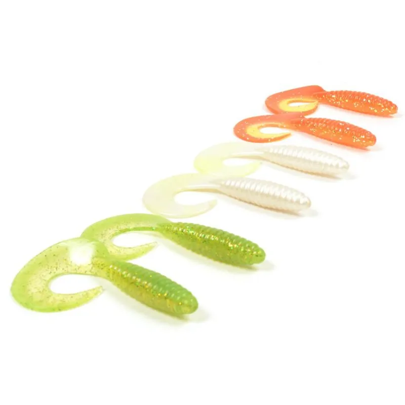 Packs Et Ensembles - PACIFIC PECHE Pack 18 Grub 8.5cm + 6 Têtes Plombées + Boite