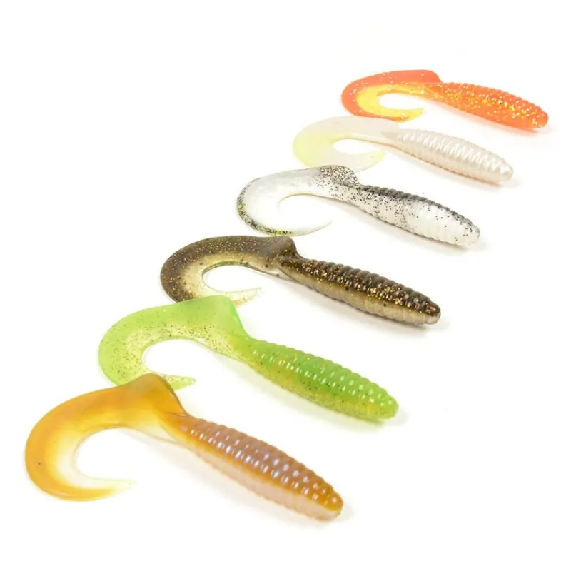Packs Et Ensembles - PACIFIC PECHE Pack 18 Grub 8.5cm + 6 Têtes Plombées + Boite
