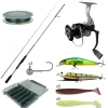 Packs Et Ensembles - PACIFIC PECHE Pack Major Craft Kahory Spinning Combo 2.21m, 10-42g + tresse + boite + leurres
