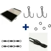 Packs Et Ensembles - PACIFIC PECHE Pack Montage Stingers Chain M (Leurres 15 - 17,5cm)