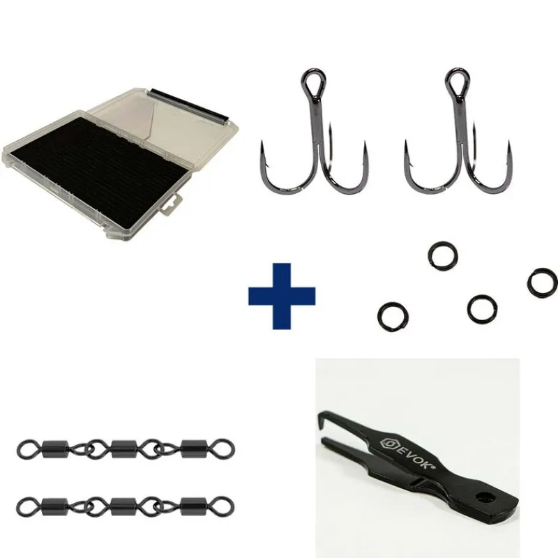 Packs Et Ensembles - PACIFIC PECHE Pack Montage Stingers Chain M (Leurres 15 - 17,5cm)