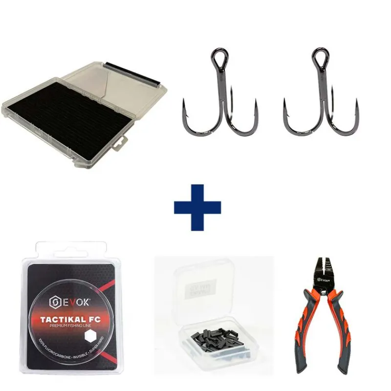 Packs Et Ensembles - PACIFIC PECHE Pack Montage Stingers Vertical S (leurres 10 -12 cm)