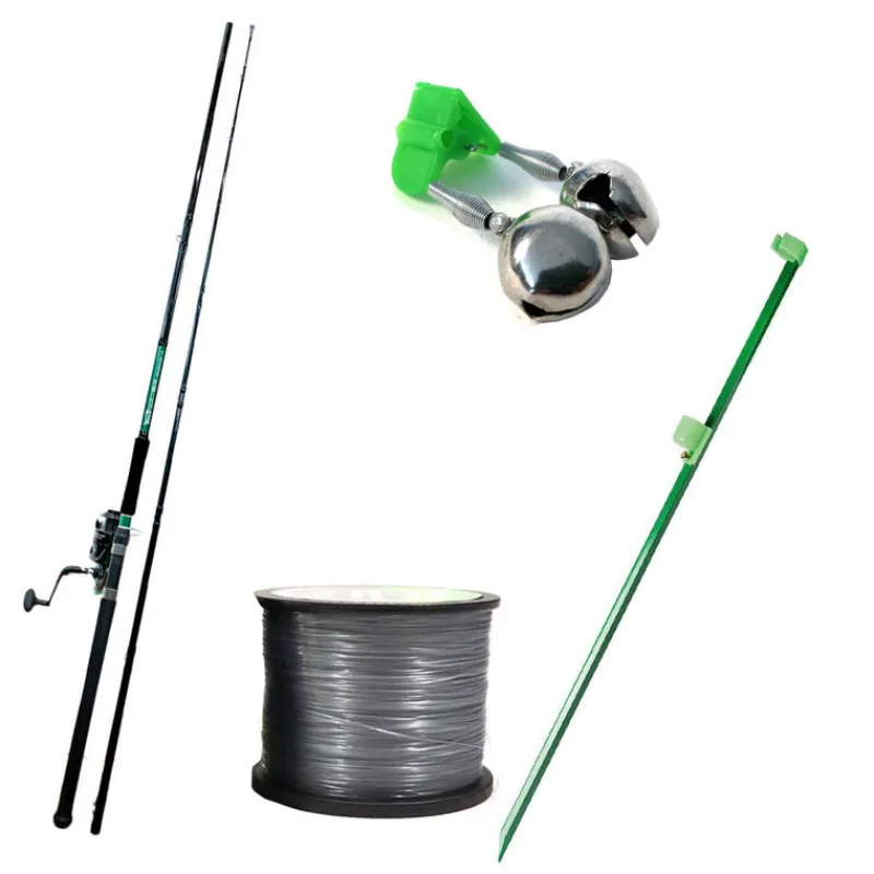 Packs Et Ensembles - PACIFIC PECHE Pack Pêche du silure Overfight Combo Tank Allround 3m, Max 600g + Fil + Pique + Grelot
