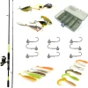 Découverte Pêche Du Carnassier|Packs Et Ensembles - PACIFICPECHE Pack Prêt à Pêcher Perche Bzone Striker 210M 5-21g + Moulinet + Nylon + Leurres + Boites