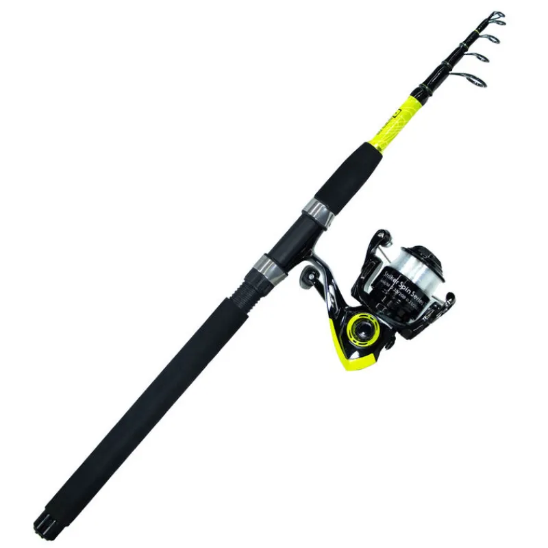 Découverte Pêche Du Carnassier|Packs Et Ensembles - PACIFICPECHE Pack Prêt à Pêcher Sandre Bzone Striker Telespin 240MH 10-40g + Moulinet + Nylon + Leurres + Boites