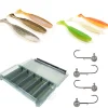 Packs Et Ensembles - PACIFIC PECHE Pack 6 Shad 15cm + 6 Têtes Plombées + Boite